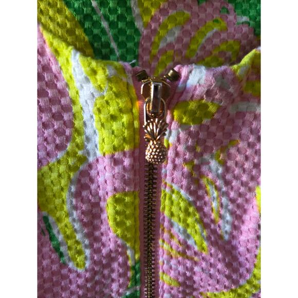 Lilly Pulitzer Fan Dance Flamingo Shift Dress 20th anniversary womens size 2 - Picture 4 of 5